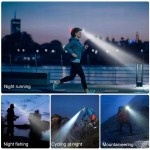 Latarka Czołowa Lampka Czołówka Mocna 5LED Cree T6