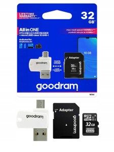 Karta pamięci + adapter GOODRAM 32GB