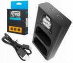 Ładowarka dwukanałowa Newell DL-USB-C do akumulatorów DMW-BLK22 do Panasonic