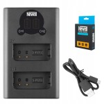 Ładowarka dwukanałowa Newell DL-USB-C do akumulatorów BLN1 do Olympus