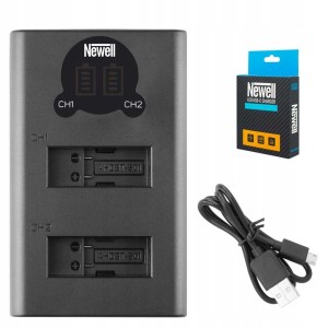 Ładowarka dwukanałowa Newell DL-USB-C do akumulatorów AABAT-001 do GoPro