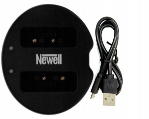 Ładowarka dwukanałowa Newell SDC-USB do akumulatorów PS-BLS5 do Olympus