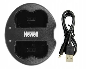 Ładowarka dwukanałowa Newell SDC-USB do akumulatorów BP-511 do Canon