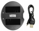 Ładowarka dwukanałowa Newell SDC-USB do akumulatorów LP-E8 do Canon