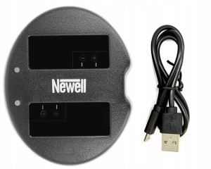 Ładowarka dwukanałowa Newell SDC-USB do akumulatorów LP-E8 do Canon