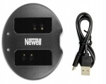 Ładowarka dwukanałowa Newell SDC-USB do akumulatorów LP-E10 do Canon