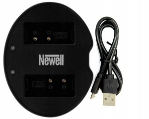 Ładowarka dwukanałowa Newell SDC-USB do akumulatorów LP-E17 do Canon