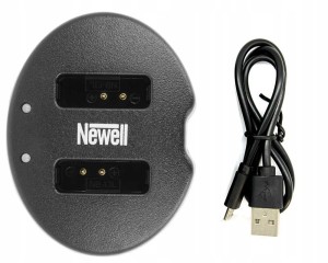 Ładowarka dwukanałowa Newell SDC-USB do akumulatorów NB-13L do Canon