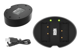 Ładowarka dwukanałowa Newell SDC-USB do akumulatorów NP-W126 do Fujifilm