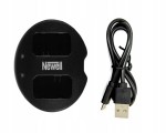 Ładowarka dwukanałowa Newell SDC-USB do akumulatorów NP-FW50 do Sony
