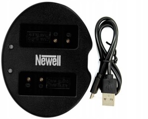 Ładowarka dwukanałowa Newell SDC-USB do akumulatorów DMW-BLG10 do Panasonic
