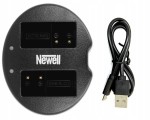 Ładowarka dwukanałowa Newell SDC-USB do akumulatorów DMW-BLC12 do Panasonic