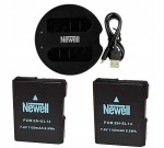 Zestaw ładowarka SDC-USB  + 2 akumulatory Newell EN-EL14 do Nikon