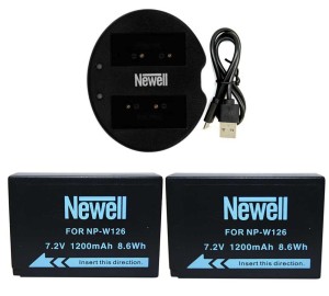 Zestaw ładowarka SDC-USB + 2 akumulator Newell  NP-W126 do Fujifilm