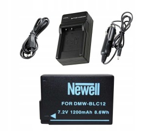 Zestaw ładowarka sieciowa + akumulator Newell DMW-BLC12 do Panasonic