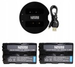 Zestaw ładowarka SDC-USB + 2 akumulatory Newell NP-FM500H do Sony