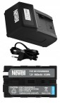 Zestaw ładowarka ULTRA FAST FM + akumulator Newell NP-F970 do Sony