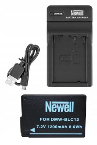 Zestaw ładowarka DC-USB + akumulator Newell DMW-BLC12 do Panasonic