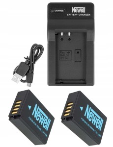 Zestaw ładowarka DC-USB +2 akumulatory Newell EN-EL20 do Nikon