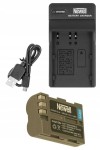 Zestaw ładowarka DC-USB + akumulator Newell EN-EL3e do Nikon 