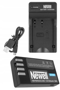 Zestaw ładowarka DC-USB + akumulator Newell D-Li109 do Pentax