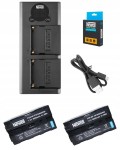 Zestaw ładowarka DL-USB-C + 2 akumulatory Newell NP-F970 do Sony