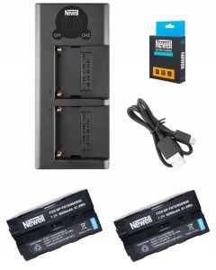 Zestaw ładowarka DL-USB-C + 2 akumulatory Newell NP-F970 do Sony