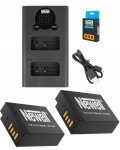 Zestaw ładowarka  DL-USB-C + 2 akumulatory Newell LP-E17 do Canon