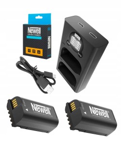 Zestaw ładowarka DL-USB-C + 2 akumulator Newell DMW-BLK22 do Panasonic