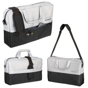 Torba na laptopa POPIELATO-CZARNA