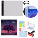 Zestaw tablica LED + haft diamentowy DRZEWO +akcesoria  