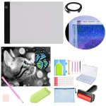 Zestaw tablica LED + haft diamentowy KOT + akcesoria