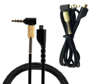 Kabel Jack 3,5mm do Arctis 3 5 7 9 2m złoty