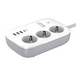 Listwa zasilająca Ldnio SEW3452 z ładowarką USB i modułem WiFi