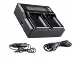 Ładowarka dwukanałowa Newell DC-LCD do akumulatorów DMW-BLF19E do Panasonic