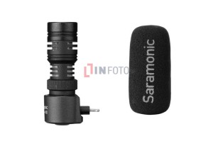 Mikrofon pojemnościowy Saramonic SmartMic+ Di do smartfonów ze złączem Lightning