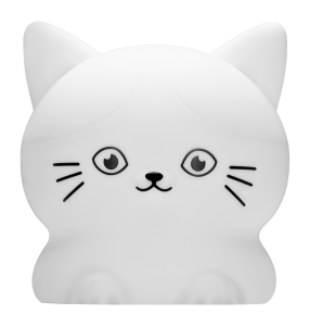Lampka silikonowa Nocna dla dzieci Redleaf Silly Cat