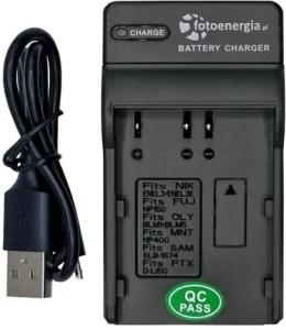 Ładowarka USB Fotoenergia EN-EL3e NP150 BLM1 BLM5 NP400 SLB1674 D-LI50