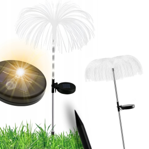 Lampa solarna meduza zimny biały