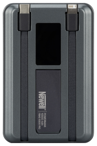 Power Bank Newell MS-10000 Pro MagSafe 10000 mAh Lightning, USB-C - szary