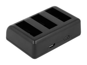 Ładowarka trzykanałowa Newell SDC-USB do akumulatorów BCX204 do Osmo Action
