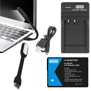 ZESTAW ŁADOWARKA DC-USB +AKUMULATOR NEWELL NP-BG1